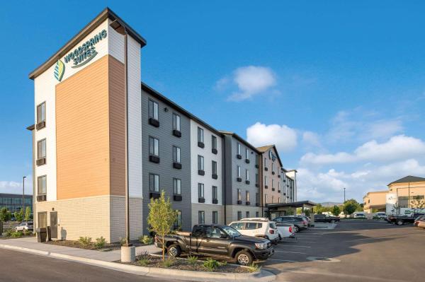 På billedet ses objektet WoodSpring Suites Meridian beliggende i byen Meridian.