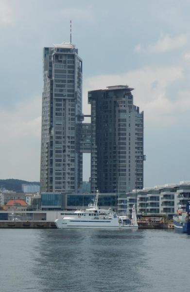 A la foto es mostra l'objecte AJK Apartament w Sea Towers situat a la ciutat de Gdynia.