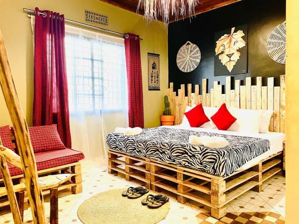 Na fotografii je vidět objekt Serengeti Villa nacházející se ve městě Arusha.