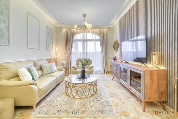 Na fotografii je vidět objekt Ornate 2BR at Diamond Views 1, Jumeirah Village Circle by Deluxe Holiday Homes nacházející se ve městě Dubaj.