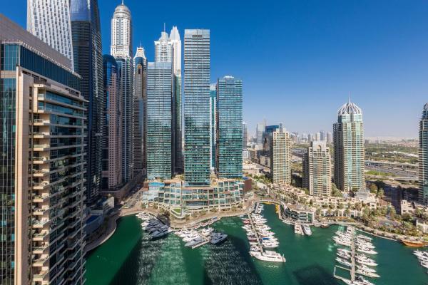 Na fotografii je vidět objekt Dubai Marina Breathtaking views - Spacious 3BR nacházející se ve městě Dubaj.
