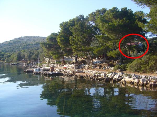 Na zdjęciu widoczny jest obiekt Seaside secluded apartments Cove Krsovica - Telascica, Dugi otok - 11001 położony w mieście Vala.