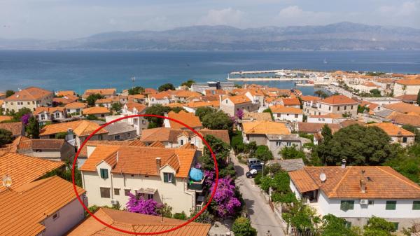 Auf dem Foto ist das Objekt Apartment Supetar 11278a in der Stadt Supetar zu sehen.