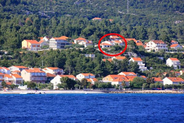 På billedet ses objektet Apartments with parking space Orebic, Peljesac - 10423 beliggende i byen Orebić.