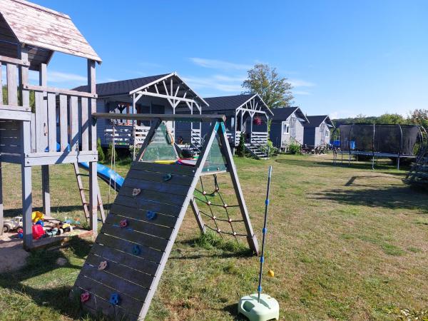 Na fotografii je vidět objekt Domki nacházející se ve městě Dobre.