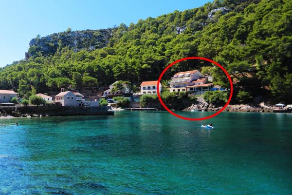 På bilden syns objektet Apartments by the sea Cove Vela Stiniva, Hvar - 13935 som ligger i staden Poljica.