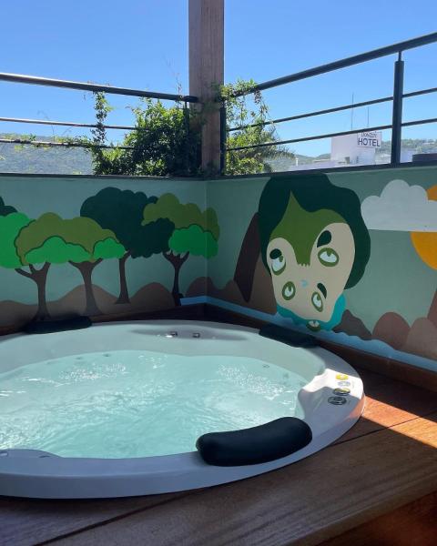 På billedet ses objektet Hospedaria da Lagoa beliggende i byen Florianópolis.