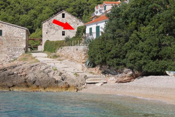 A la foto es mostra l'objecte Seaside house for families with children Cove Tvrdni Dolac, Hvar - 2057 situat a la ciutat de Gdinj.