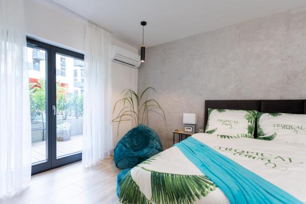A la foto es mostra l'objecte LuxuryCity Apartment with Terrace situat a la ciutat de Wrocław.