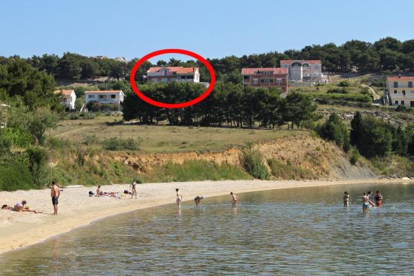 På billedet ses objektet Family friendly seaside apartments Vlasici, Pag - 4319 beliggende i byen Miškovići.