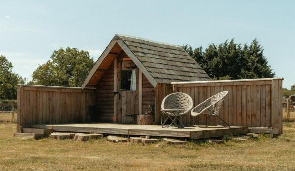 A la foto es mostra l'objecte Glamping at the Retreat Wiltshire is rural bliss situat a la ciutat de Foxham.