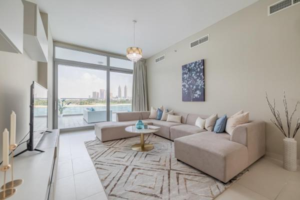 Na fotografii je vidět objekt 2BDR apartment with full sea view and Dubai Marina view Azure Residences nacházející se ve městě Dubaj.
