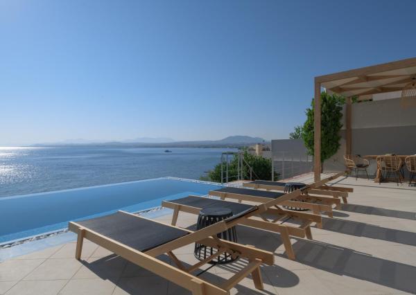 A la foto es mostra l'objecte Anima SeaView Luxury Living Villa, By ThinkVilla situat a la ciutat de Gázion.