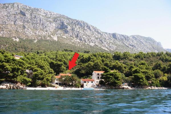 På billedet ses objektet Apartment Zaostrog 2625a beliggende i byen Zaostrog.