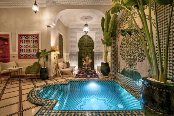 En la foto se muestra el objeto Riad Arabkech ubicado en la ciudad de Marrakech.