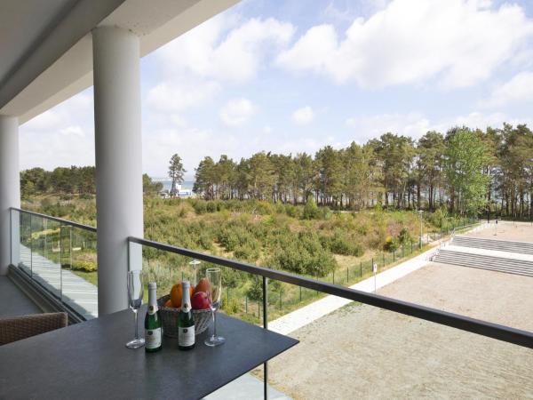 A la foto es mostra l'objecte Dünenresidenz Prora - Ferienwohnung mit Meerblick, 2 Schlafzimmern und Loggia NP-318 situat a la ciutat de Binz.