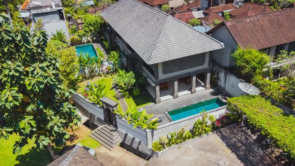 A la foto es mostra l'objecte Full Moon Villa Ubud situat a la ciutat de Ubud.