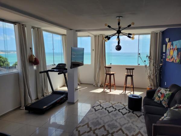 A la foto es mostra l'objecte Apartamentos Natal Ponta Negra Vista Espetacular para o Mar situat a la ciutat de Natal.