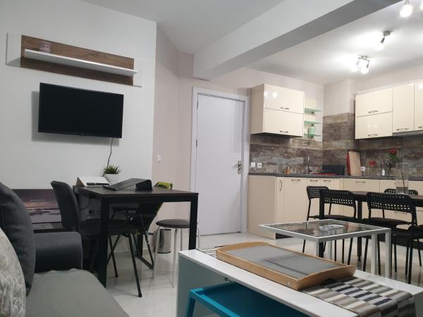 A la foto es mostra l'objecte New The Twins Varna Two-Bedroom, Apt 5 at 15 Tsani Ginchev Street, floor 3 situat a la ciutat de Varna.