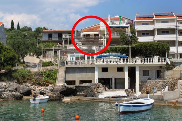 La photo montre l'objet Apartments and rooms by the sea Molunat, Dubrovnik - 8964 situé dans la ville de Gruda.