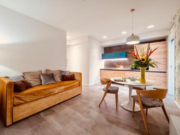 The photo shows the Venice Green Residence located in the city of Mestre.