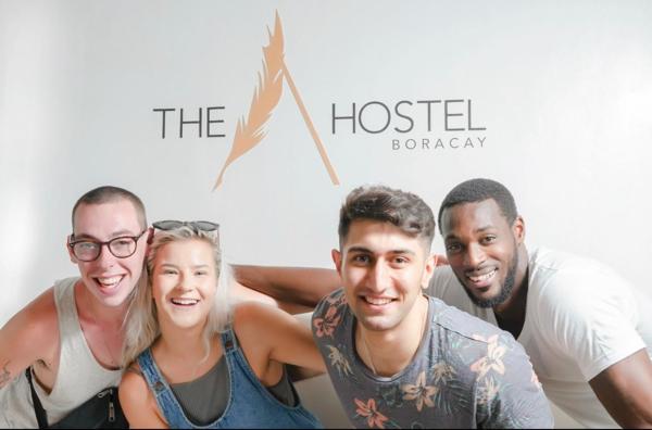 Na fotografii je vidět objekt The A Hostel nacházející se ve městě Boracay.