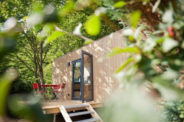 Na fotografii je vidět objekt Tiny House Pioneer 5 - Green Tiny Village Harz nacházející se ve městě Osterode.