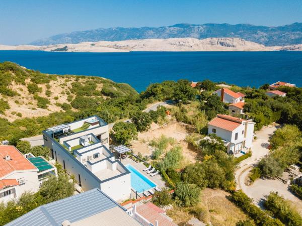 The photo shows the Luxury villa with a swimming pool Bosana, Pag - 19824 located in the city of Pag.