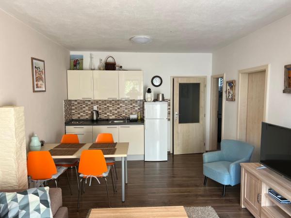 A la foto es mostra l'objecte Apartmán Kykula - Terchová, Vyšné Kamence 1520 situat a la ciutat de Chmelince.