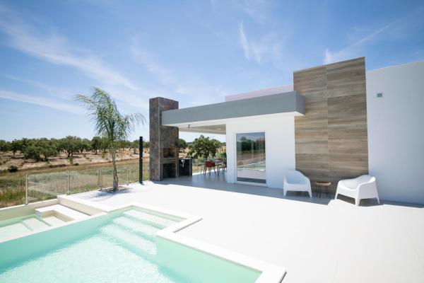 Nella foto è visibile l'oggetto Monte Calmaria by Estilo Lusitano, with private pool and Jacuzzi situato nella città di Grândola.