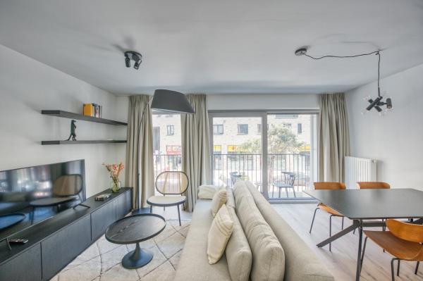 A la foto es mostra l'objecte Cosy Seaside Apartments situat a la ciutat de Oostende.