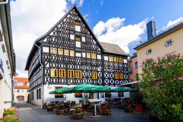 Nella foto è visibile l'oggetto Watzdorfer Geleitschenke und Herberge situato nella città di Weimar.