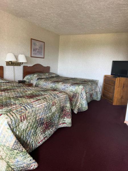 A la foto es mostra l'objecte Gray Wolf Lodge situat a la ciutat de Garden.