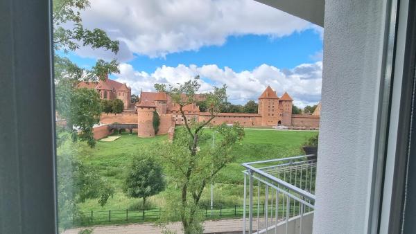 En la foto se muestra el objeto Apartament Okno na Zamek ubicado en la ciudad de Malbork.