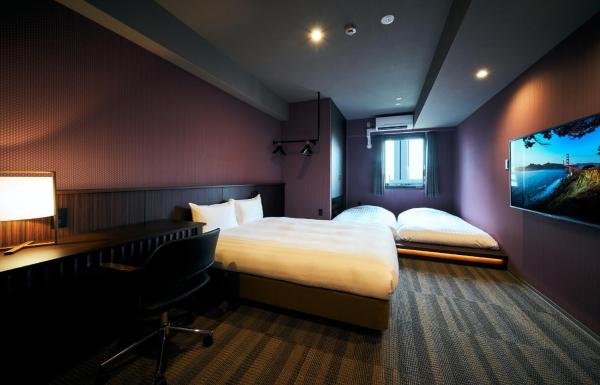 En la foto se muestra el objeto Rakuten STAY Kokura Station Standard Double Room ubicado en la ciudad de Kokura.