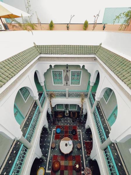 En la foto se muestra el objeto Riad Deux Palmiers ubicado en la ciudad de Marrakech.
