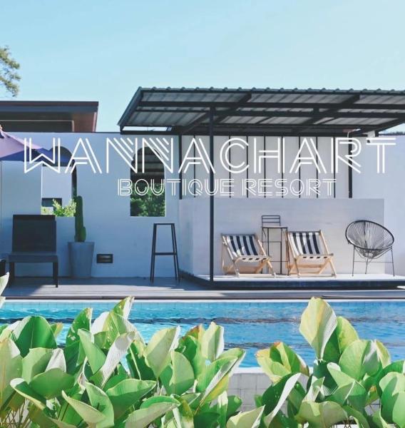 På billedet ses objektet Wannachart Boutique Resort beliggende i byen Ban Ro.