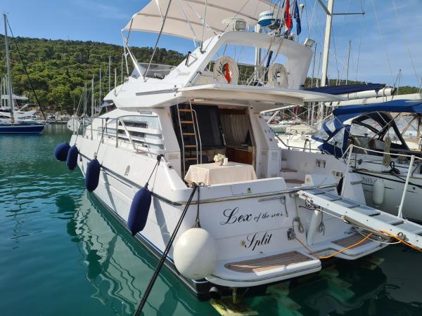 The photo shows the Luxury Yacht - Lex of the Seas located in the city of Split.
