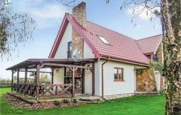 A la foto es mostra l'objecte Holiday Home Jedwabno With Fireplace I situat a la ciutat de Dłużek.
