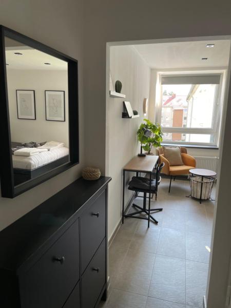 Nella foto è visibile l'oggetto Komfortables Apartment in der Nähe der Messe situato nella città di Hannover.