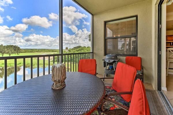 Na foto é possível ver o objeto Screened Patio and Resort Perks Bradenton Condo! localizado na cidade de Parrish.