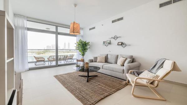 Na fotografii je vidět objekt Hashtag Holiday Home - Luxury 2BDR Apartment on The Palm Azure Residences nacházející se ve městě Dubaj.