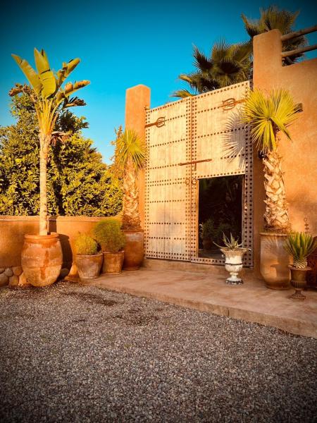 En la foto se muestra el objeto Aux portes de Marrakech Villa Arts & Déco avec piscine ubicado en la ciudad de Marrakech.