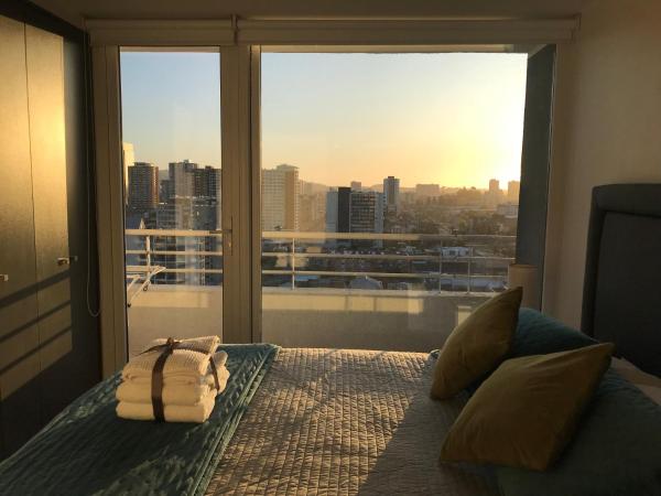 写真にはコンセプシオン市にあるElegante y acogedor departamento con gran vista, cercano a todoが写っています。