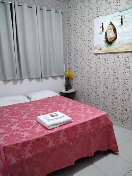 A la foto es mostra l'objecte Suíte 10 Privativa e Aconchegante situat a la ciutat de Cuiabá.