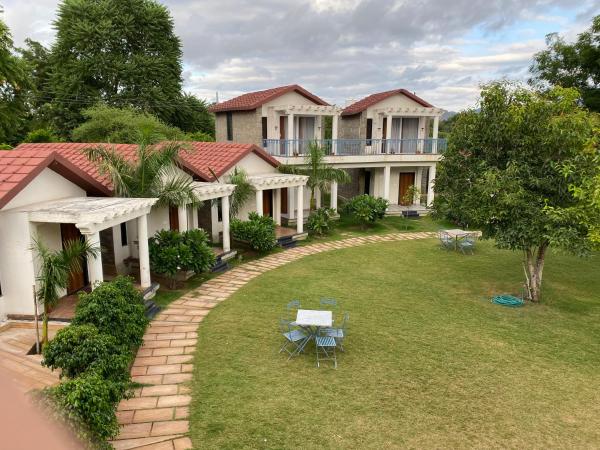 På billedet ses objektet Las Cabanas Resort beliggende i byen Pushkar.