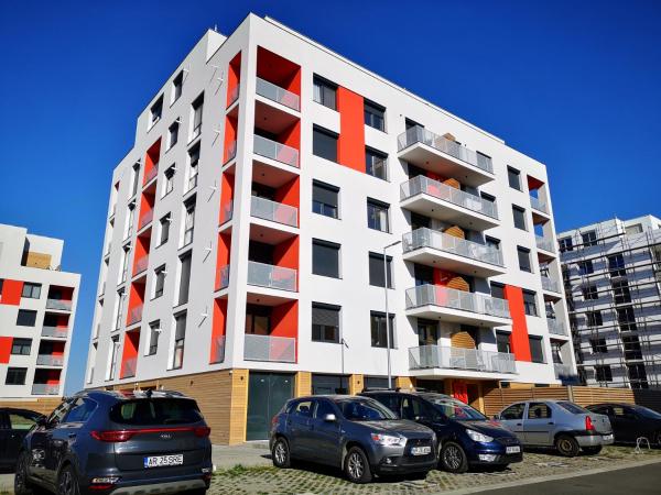 Na fotografii je vidět objekt Ared-Atrium Mall ChrysFlatty3 Premium apartment 60mp nacházející se ve městě Arad.