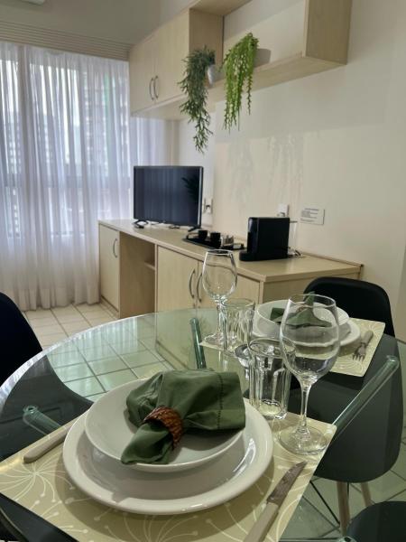 На фото показан объект Flat - Navegantes Residence Hotel, расположенный в городе Ресифи.