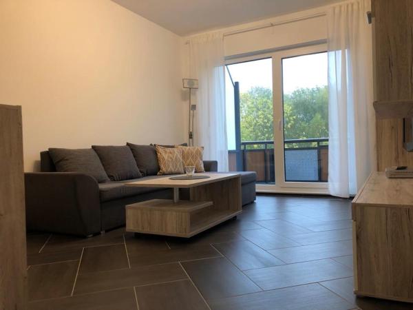 På bilden syns objektet Gästewohnung 6 som ligger i staden Oschersleben.