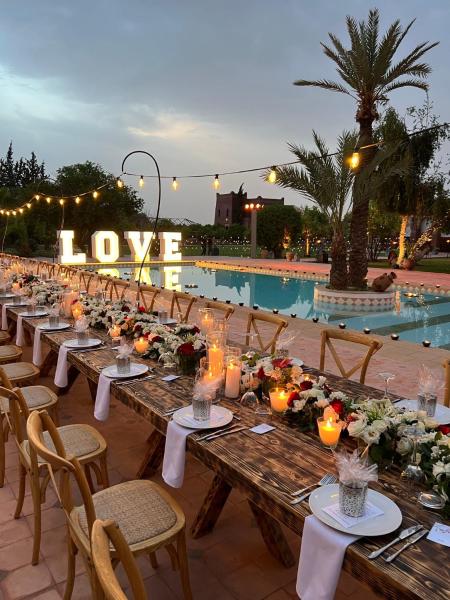 写真にはOulad Mazoug市にあるLES JARDINS DE MARRAKECHが写っています。